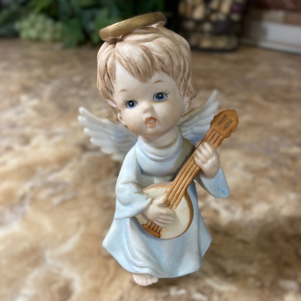 Vintage 1986 Lefton Bisque Porcelain Figurine - The Christopher Collection
